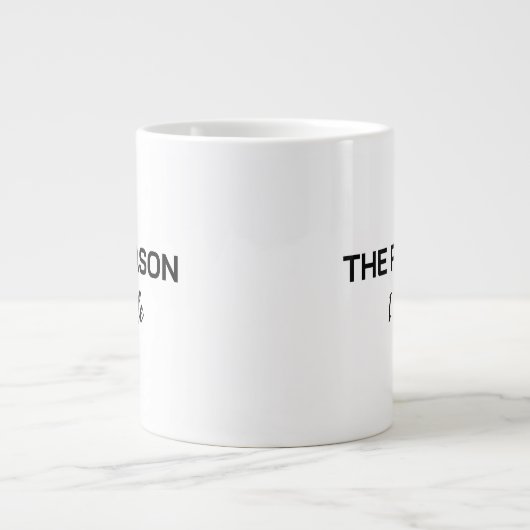 Minimalist "The Reason I Smile" Script Mug Grote Koffiekop (Voorkant)