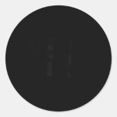 Minimalist Think Outside The Box  Ronde Sticker (Voorkant)