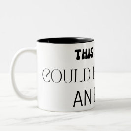 Minimalist This Meeting Could Have Been An Email Tweekleurige Koffiemok