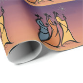 Minimalist Three Wise Men Cadeaupapier (Rol Hoek)