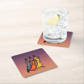 Minimalist Three Wise Men Kartonnen Onderzetters (Insitu)