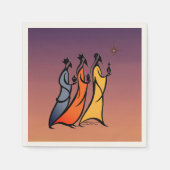 Minimalist Three Wise Men Servet (Voorkant)