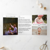 Minimalist Three Wise Men Star Church Christmas Drieluik Wenskaart (Binnen)