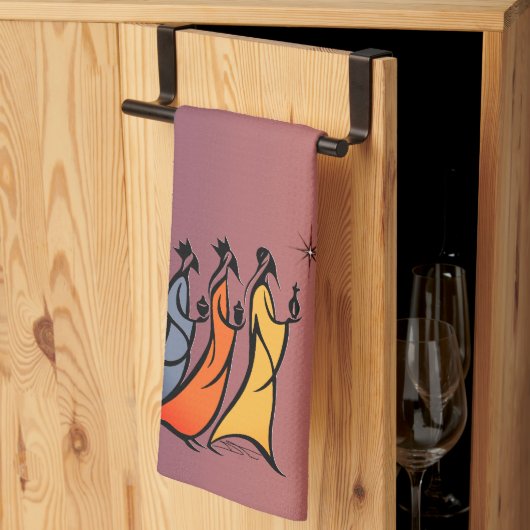 Minimalist Three Wise Men Theedoek (Derde Gevouwen)