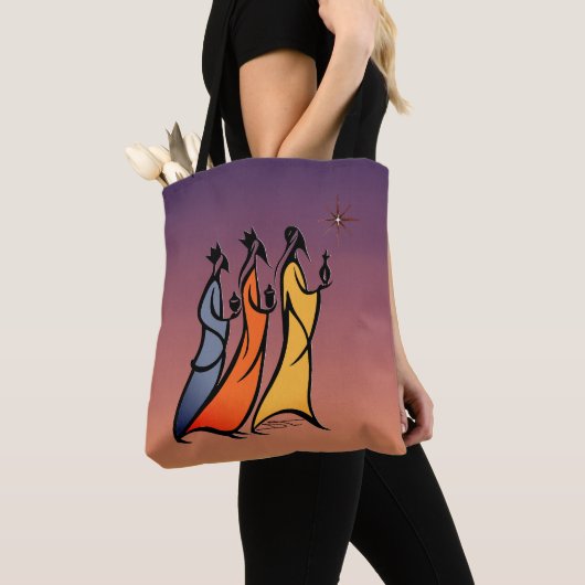 Minimalist Three Wise Men Tote Bag (Dichtbij)