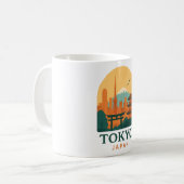 Minimalist Tokyo Japan Travel | Modern  Koffiemok (Voorkant links)
