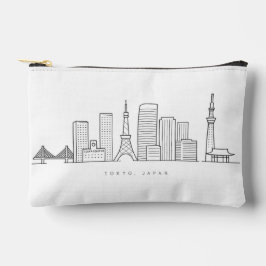 Minimalist Tokyo Skyline Illustration Etui