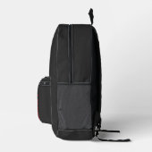 Minimalist Trail Hiking black red Backpack Bedrukte Rugzak (Rechts)