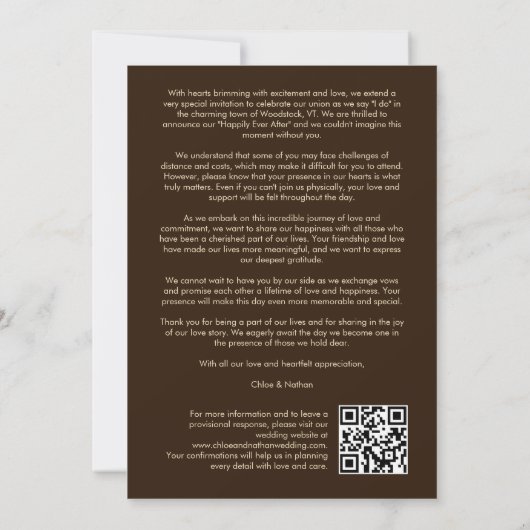 Minimalist Transparency Vellum Effect Photo Card Save The Date (Achterkant)