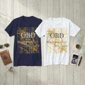 Minimalist Travel City | ORD Chicago Airport Code T-shirt