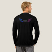 Minimalist _Travel _Design – I_Fly_Solo Tri-Blend Shirt (Achterkant)
