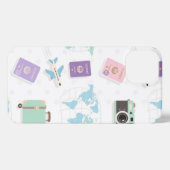 minimalist travel phone case white iPhone hoesje (Achterkant horizontaal)