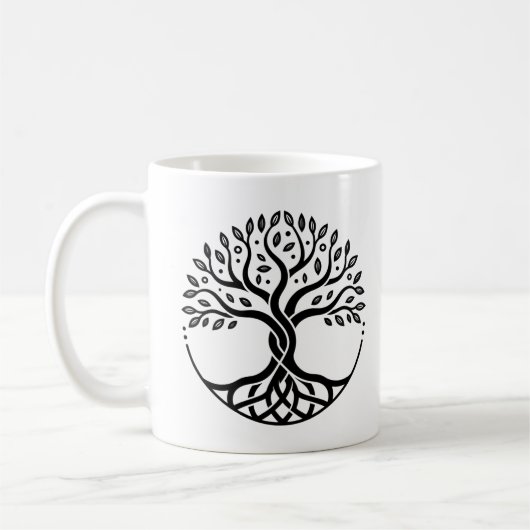Minimalist Tree of Life Koffiemok (Links)
