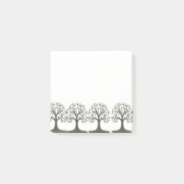 🌳 Minimalist Tree of Life Sticky Note Pad