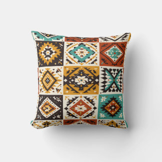 Minimalist Tribal Vertical Stripe Pillow | African Kussen