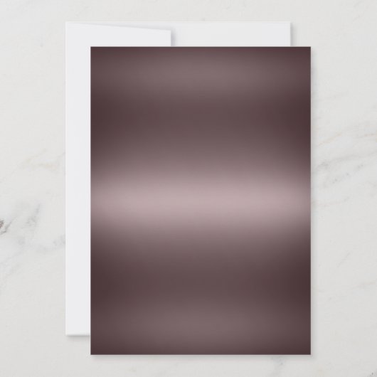 Minimalist trouwt met handschrift over Roos Kaart (Achterkant)