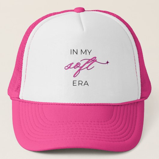 Minimalist Typography Cap – Encouragement & Style Trucker Pet (Voorkant)