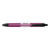 Minimalist typography monogram name  zwarte inkt pen (Achterkant)