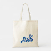 MINIMALIST TYPOGRAPHY QUOTE TOTE BAG (Achterkant)