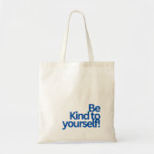 MINIMALIST TYPOGRAPHY QUOTE TOTE BAG (Voorkant)