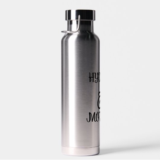 Minimalist Typography Water Bottle - Hydrate Waterfles (Rechts)