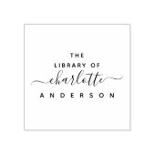 Minimalist uit de bibliotheek van elegant script rubberstempel (Afrduk)