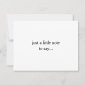 Minimalist Ultrasound photo Baby Announcement Card Bedankkaart (Voorkant)