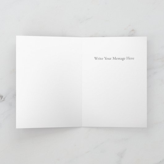 Minimalist Valentine Greeting Card Kaart (Binnen)