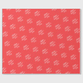 Minimalist Valentine’s Day Love Themed Cadeaupapier (Vlak)