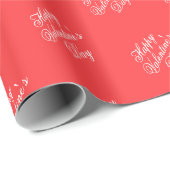 Minimalist Valentine’s Day Love Themed Cadeaupapier (Rol Hoek)