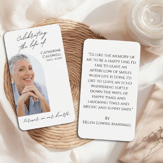 Minimalist viert de Kaart van het levensfotogebed