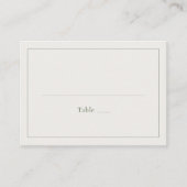 Minimalist vintage plaatskaartje (Voorkant)