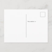 Minimalist Voeg foto toe Trouwfoto Dank u Postc Briefkaart (Achterkant)