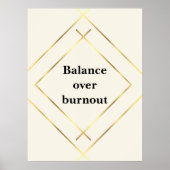 Minimalist Wall Art Neutral Office Print Wall Art (Voorkant)