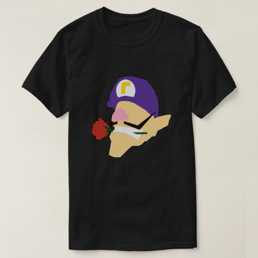Minimalist Waluigi T-shirt (Design voorkant)