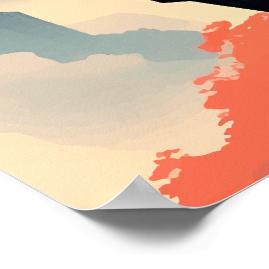 Minimalist Warrior with Sword Gaming  Poster (Hoek)