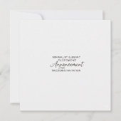 Minimalist We Eloped Script Photo Announcement Inv (Voorkant)