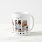 Minimalist We Love You Nana Fotocollage Koffiemok (Voorkant rechts)