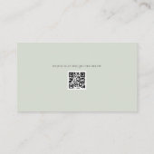 Minimalist Wedding Details Card | Pale Sage Informatiekaartje (Achterkant)