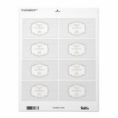 Minimalist Wedding Favor Labels (Full Sheet)
