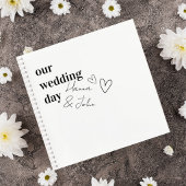 Minimalist Wedding Guest Book Notitieboek