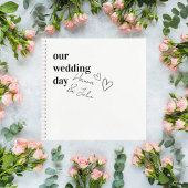 Minimalist Wedding Guest Book Notitieboek