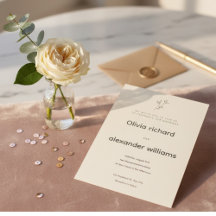Minimalist Wedding Invitation Template