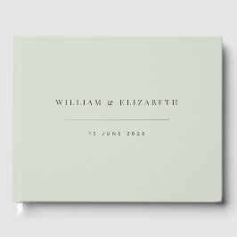 Minimalist Wedding  | Pale Sage Gastenboek