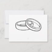Minimalist Wedding Place Name Card | Table Seating (Achterkant)