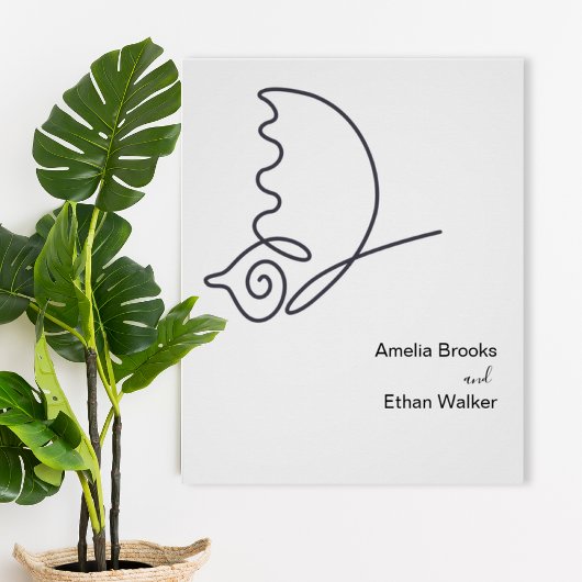 Minimalist Wedding Poster