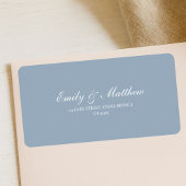 Minimalist Wedding Return Address Labels