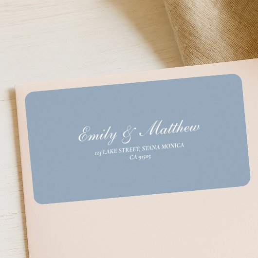 Minimalist Wedding Return Address Labels