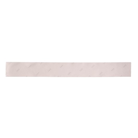 Minimalist Wedding Ribbon | Modern | Warm Blush Satijnen Lint (Voorkant)