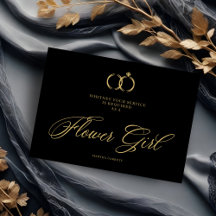 Minimalist Wedding Rings Flower Girl Luxury